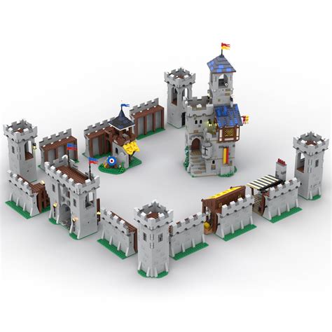 Medieval Castle Building Blocks MOC Set | Medievalbrick