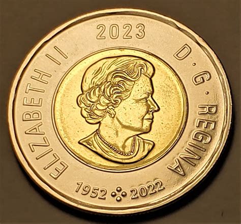 2023 (1952-2022) Special Elizabeth II CANADA 2 Dollar Toonie FIRST ...