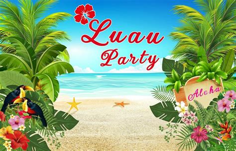 🔥 Download Luau Hawaiian Party Vinyl Backdrop Studio Background Sand ...