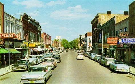 Mt. Pleasant MI, Street Scene, c. 1960 - a photo on Flickriver