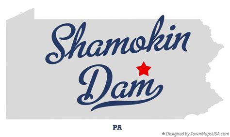 Map of Shamokin Dam, PA, Pennsylvania