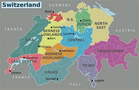 schweiz karta europa Europakarte beschriftung physisch westeuropa ...