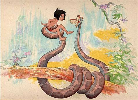 *MOWGLI & KAA ~ The Jungle Book, 1967 | Disney concept art, Disney fan ...