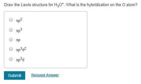 Solved Draw the Lewis structure for H3O+. What is the | Chegg.com