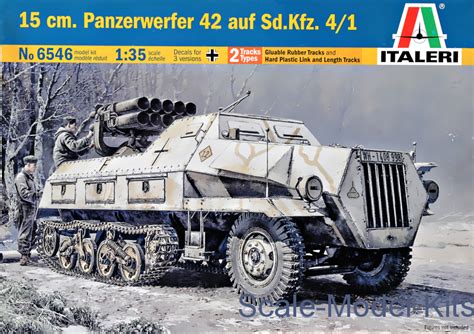 Italeri - 15 cm. Panzerwerfer 42 AUF SD.KFZ. 4/1 - plastic scale model ...