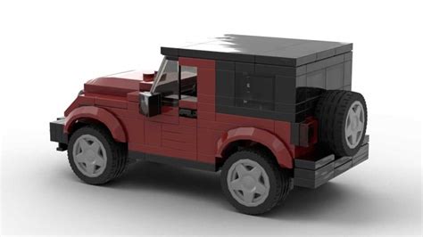 Jeep Wrangler JK 2-door - LEGO® MOC Instructions