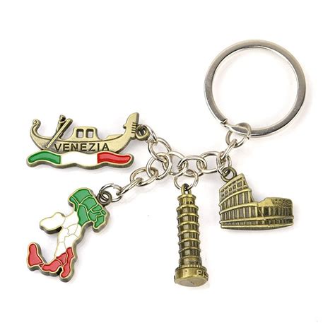 Souvenir Dangling Keychain Custom Logo Metal Diy Key Chains - Metal ...