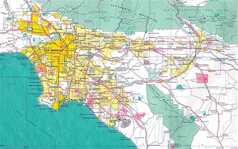 Online Maps: Los Angeles Area map