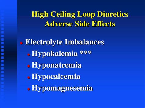 High Ceiling Diuretics Side Effects | Americanwarmoms.org