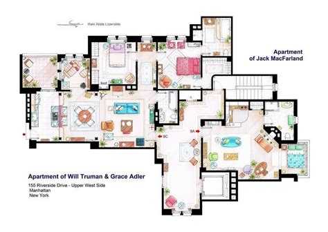 See the floor plans from your favorite tv homes – Artofit