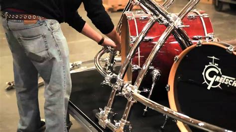 Building The NAMM 2012 Drum Rack: Gibraltar Hardware - YouTube