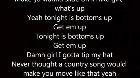 Bottoms up-Brantley Gilbert Lyrics - YouTube