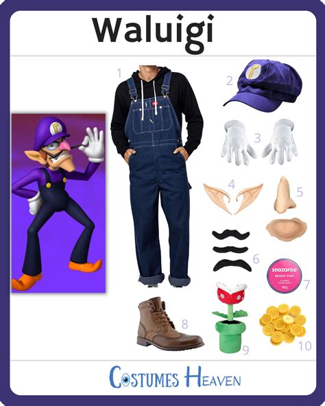 DIY Waluigi Costume Ideas 2022 | Cosplay And Halloween Ideas