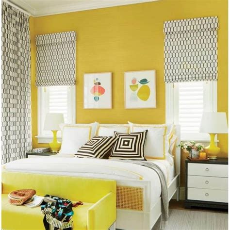 Bright and Cheerful Yellow Bedroom Decor Ideas