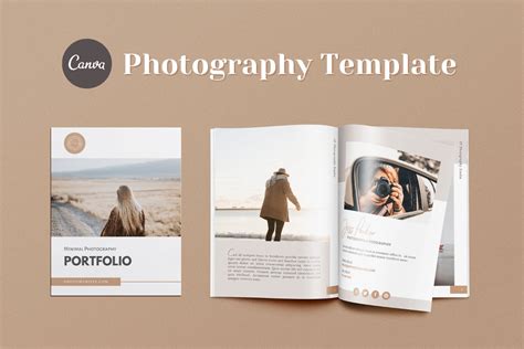 22 pages Photography Portfolio Template made in Canva (1057812) | Canva ...