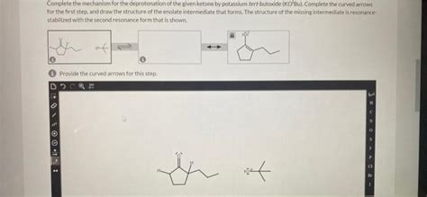 Solved Complete the mechanism for the deprotonation of the | Chegg.com