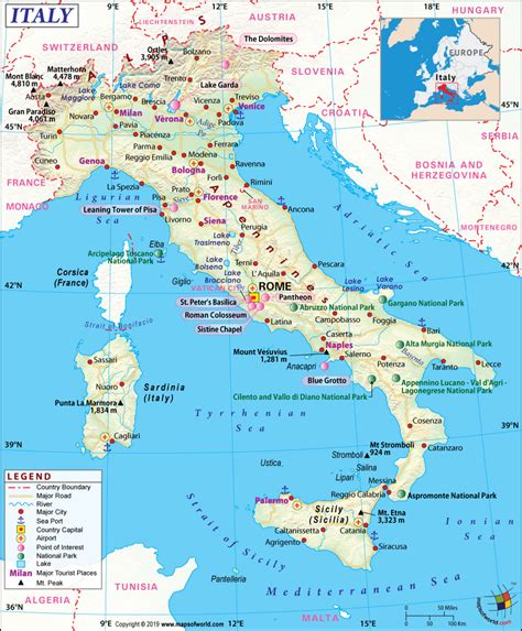 Italy Map | Map of Italy | Collection of Italy Maps | Map of italy ...