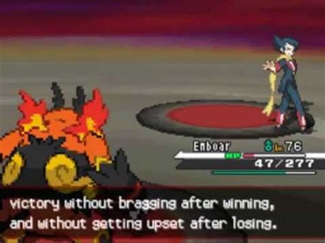 Pokemon Black- Elite Four Grimsley - YouTube