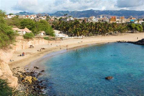 Tarrafal Beach in Santiago Island in Cape Verde - Cabo Verde Stock ...