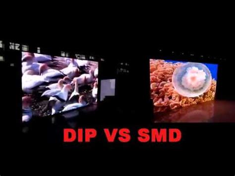 P10 DIP VS SMD led screen - YouTube