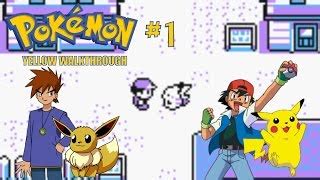 Pokemon Yellow Walkthrough (COMPLETE) - YouTube