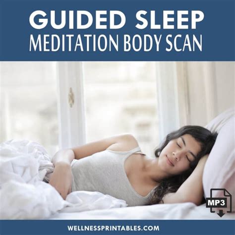 Guided Sleep Meditation Body Scan Mp3 - Wellness Printables