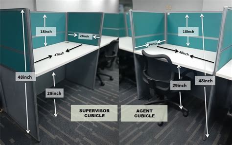 Modular Office Cubicle Partition, Furniture & Home Living, Office ...