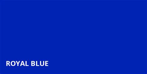 Pantone Royal Blue - HOMMCPS