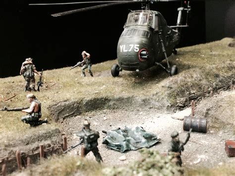 Diorama 1/72 "The Rescue" Vietnam 1971. By Erik Westberg 1:72 1/35 1:35 ...