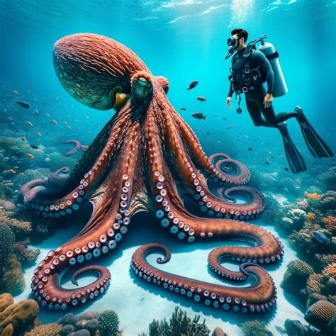 Giant Pacific Octopus vs Human: A Fascinating Comparison