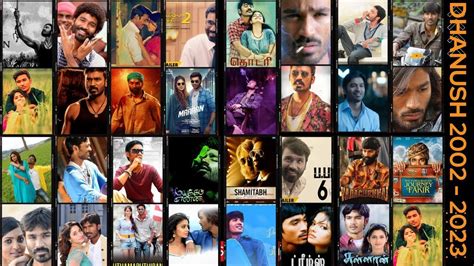 Dhanush All Movie List| 2002 to 2023 |upcoming movies of dhanush # ...