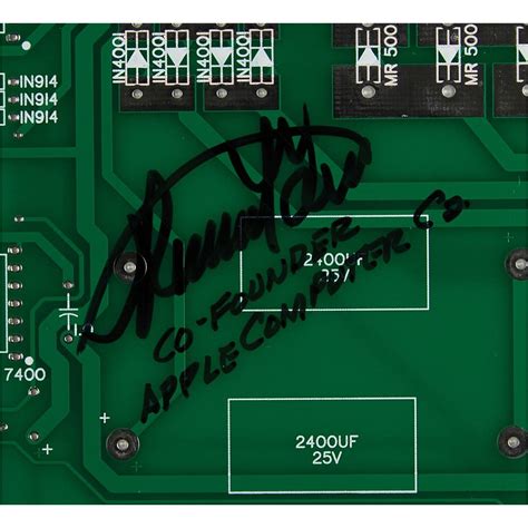 Apple: Ronald Wayne Signed Apple-1 Circuit Board Replica