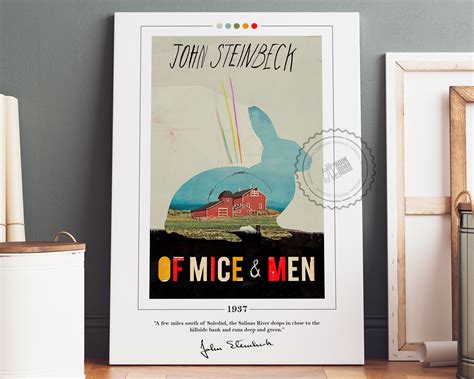 Of Mice And Men Book Cover Art