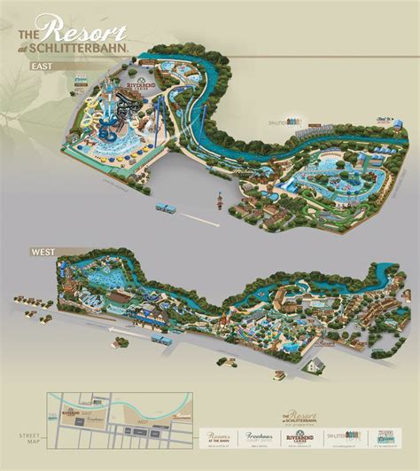 New Braunfels Schlitterbahn Resort Map | travel | Pinterest | Parks ...