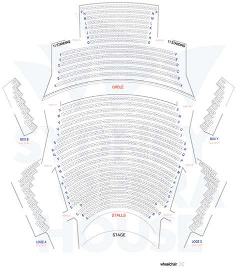 Joan Sutherland Theatre Seating Plan