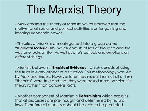 basic points of marxism – basic marxist theory – Crpodt