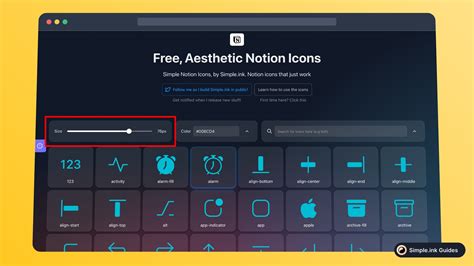 Notion Icons (100% Free): How, where, and why | Simple.ink