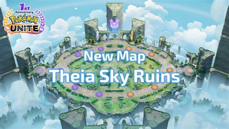 New Stadium Reveal: Theia Sky Ruins | Pokémon UNITE - YouTube