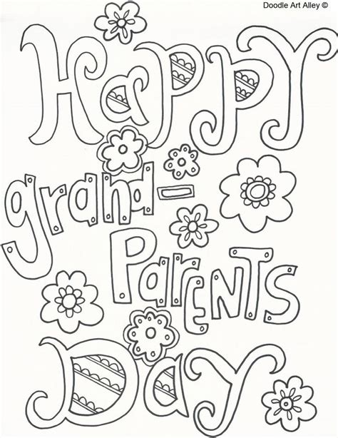 Grandparents Day Cards Printable - Printable Word Searches