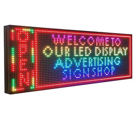 NEW SMD LED SIGN 39" X 14" BRIGHT LED SCROLLING MESSAGE DISPLAY ...