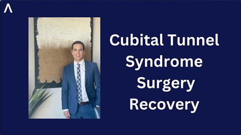 Cubital Tunnel Syndrome Surgery Recovery - YouTube