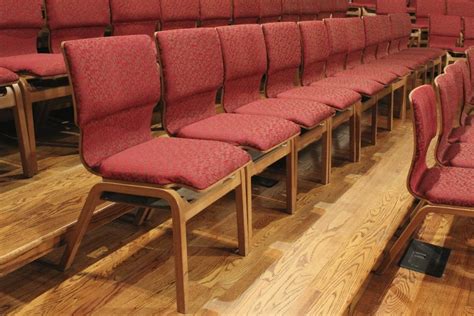 Church Choir Chairs: Oak-Lock, Ply-Harp, Ply-Bent - Church Interiors, Inc.