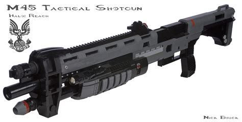 LEGOWorks: 1:1 Replica of the M45 Shotgun From Halo: Reach