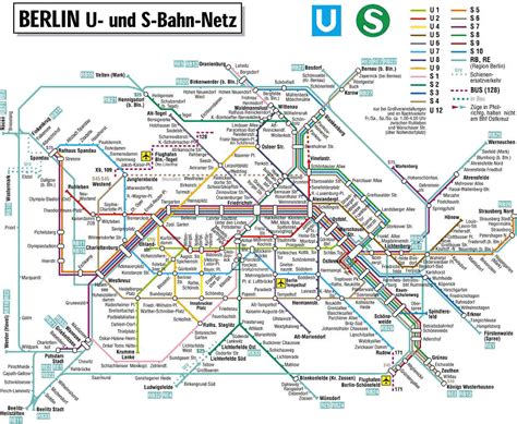 Berlin S-Bahn U-Bahn map | Berlin | Pinterest | Berlin, Maps and Subway Map