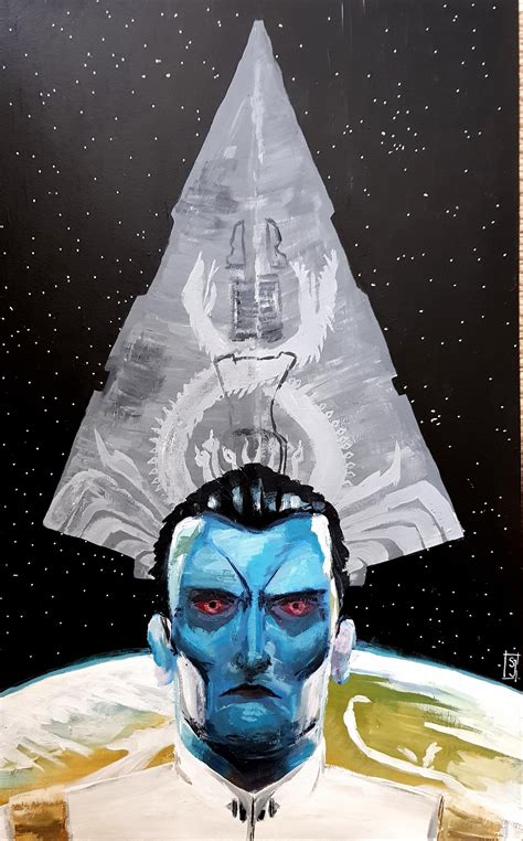 Grand Admiral Thrawn [and his Star Destroyer the Chimaera and Lothal ...