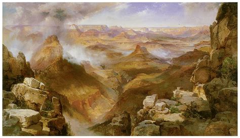 Grand Canyon of the Colorado Painting by Thomas Moran - Fine Art America