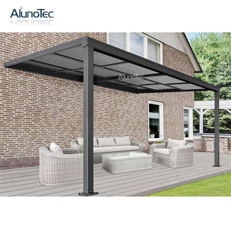 PVC Pergola Patio Cover System Terrace Sliding Polycarbonate Roof - Buy ...