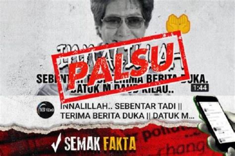 A viral message on social media about M Daud Kilau died untrue – Wife ...