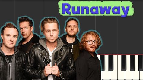 OneRepublic - Runaway- Piano Tutorial (melody + chords) - YouTube