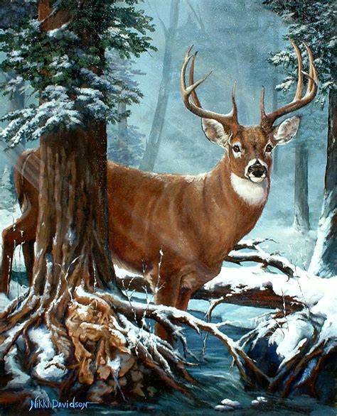 Paintings | Deer artwork, Hunting art, Deer art